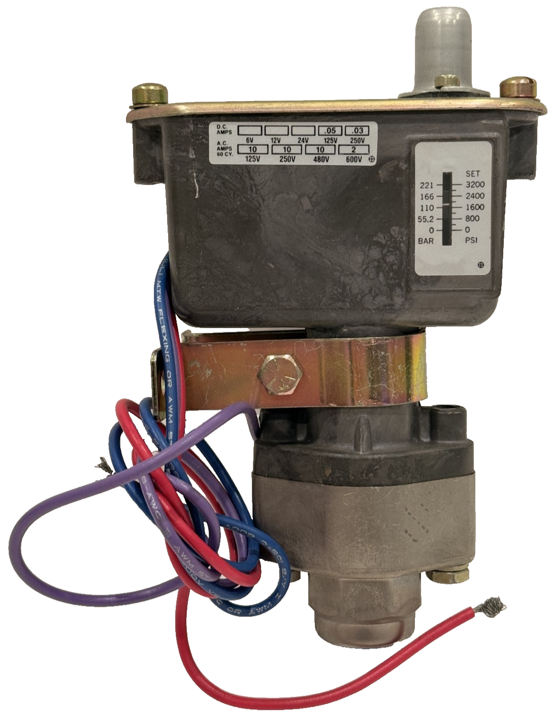 NEW BARKSDALE C9612-3-H-C PRESSURE ACTUATED SWITCH 325-3000PSI 7000PSI C96123HC - Image 4