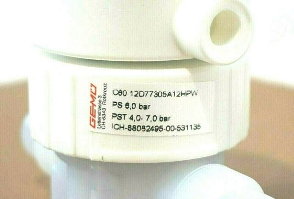 NEW GEMU C60 12D77305A12HPW DIAPHRAGM VALVE C6012D77305A12HPW - Image 3