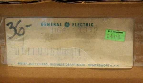 NEW GENERAL ELECTRIC HGA-11J52 AUXILIARY RELAY HGA11J52 - Image 3