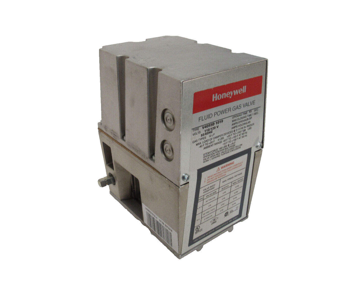 NEW HONEYWELL V4055D-1019 GAS VALVE ACTUATOR V4055D-1019 - Image 3