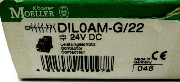 NEW KLOCKNER MOELLER DIL0AM-G-22 CONTACTOR 24 VDC DIL0AMG22 - Image 5