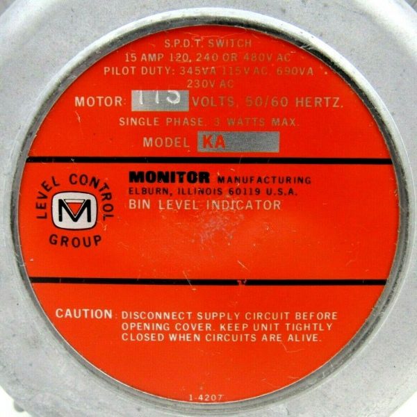 NEW MONITOR MANUFACTURING KA BIN LEVEL INDICATOR - Image 4