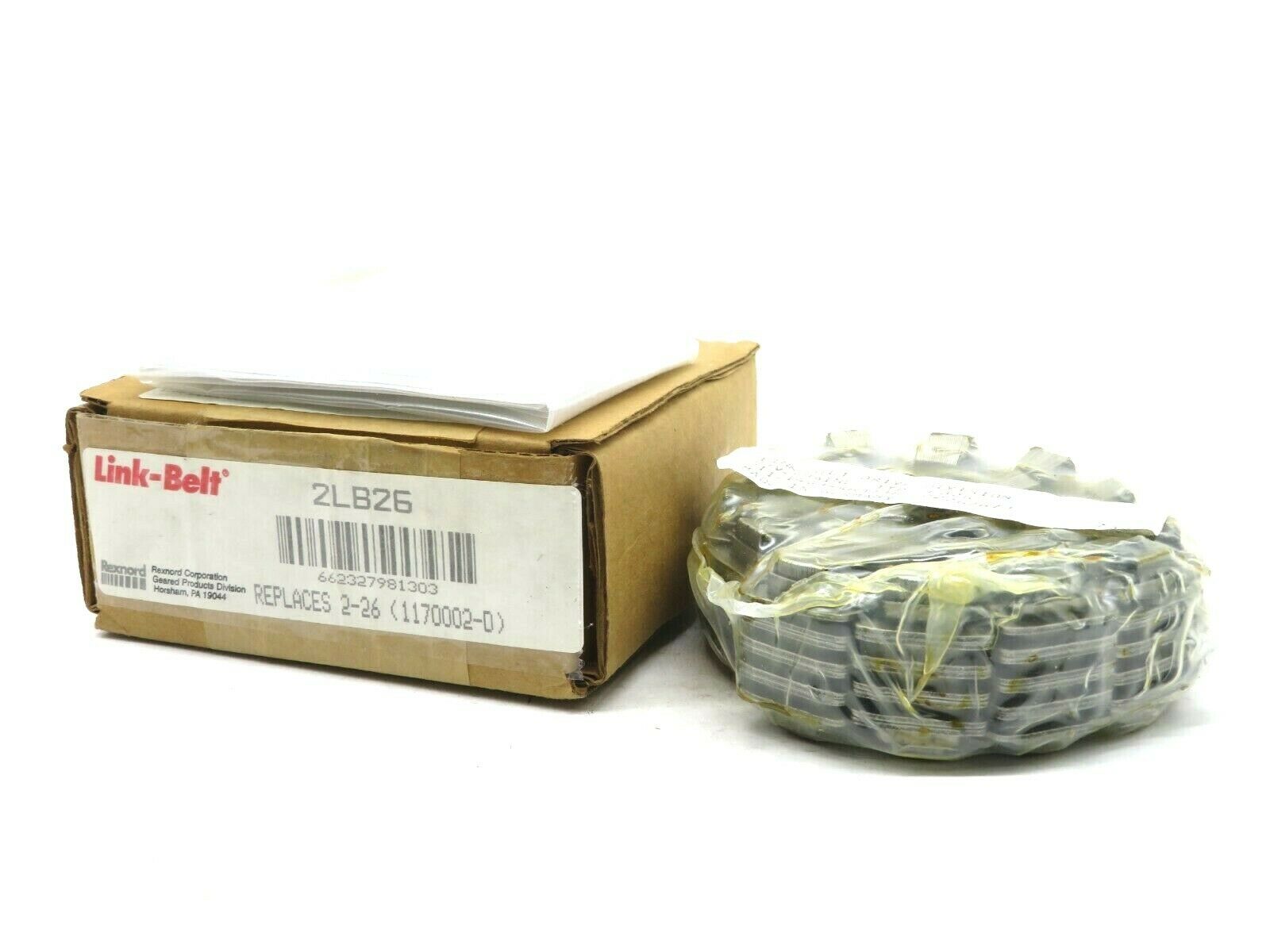 NEW REXNORD LINK BELT 2LB26 LINK BELT CHAIN 491044 SB Industrial