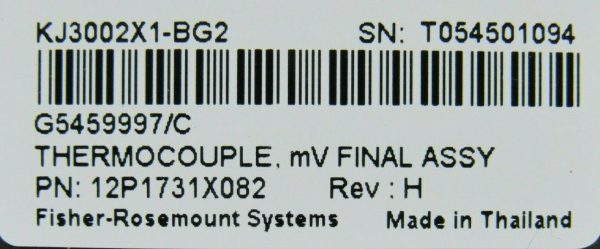 NEW ROSEMOUNT DELTA V KJ3002X1-BG2 THERMOCOUPLE MODULE 12P1731X082 VE4003S5B1 - Image 5