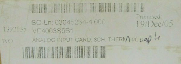 NEW ROSEMOUNT DELTA V KJ3002X1-BG2 THERMOCOUPLE MODULE 12P1731X082 VE4003S5B1 - Image 6