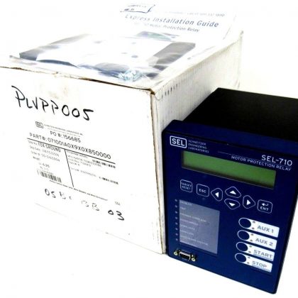 NEW SCHWEITZER SEL-710 MOTOR PROTECTION RELAY 071001A0X9X0X850000