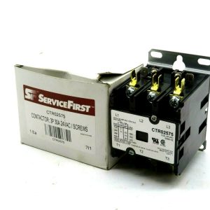 NEW SERVICE FIRST CTR02575 CONTACTOR 3P 30A 24VAC