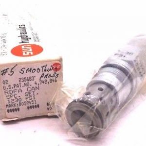 NEW SUN HYDRAULICS RDFA-CAN PRESSURE RELIEF VALVE 1230 PSI RDFACAN