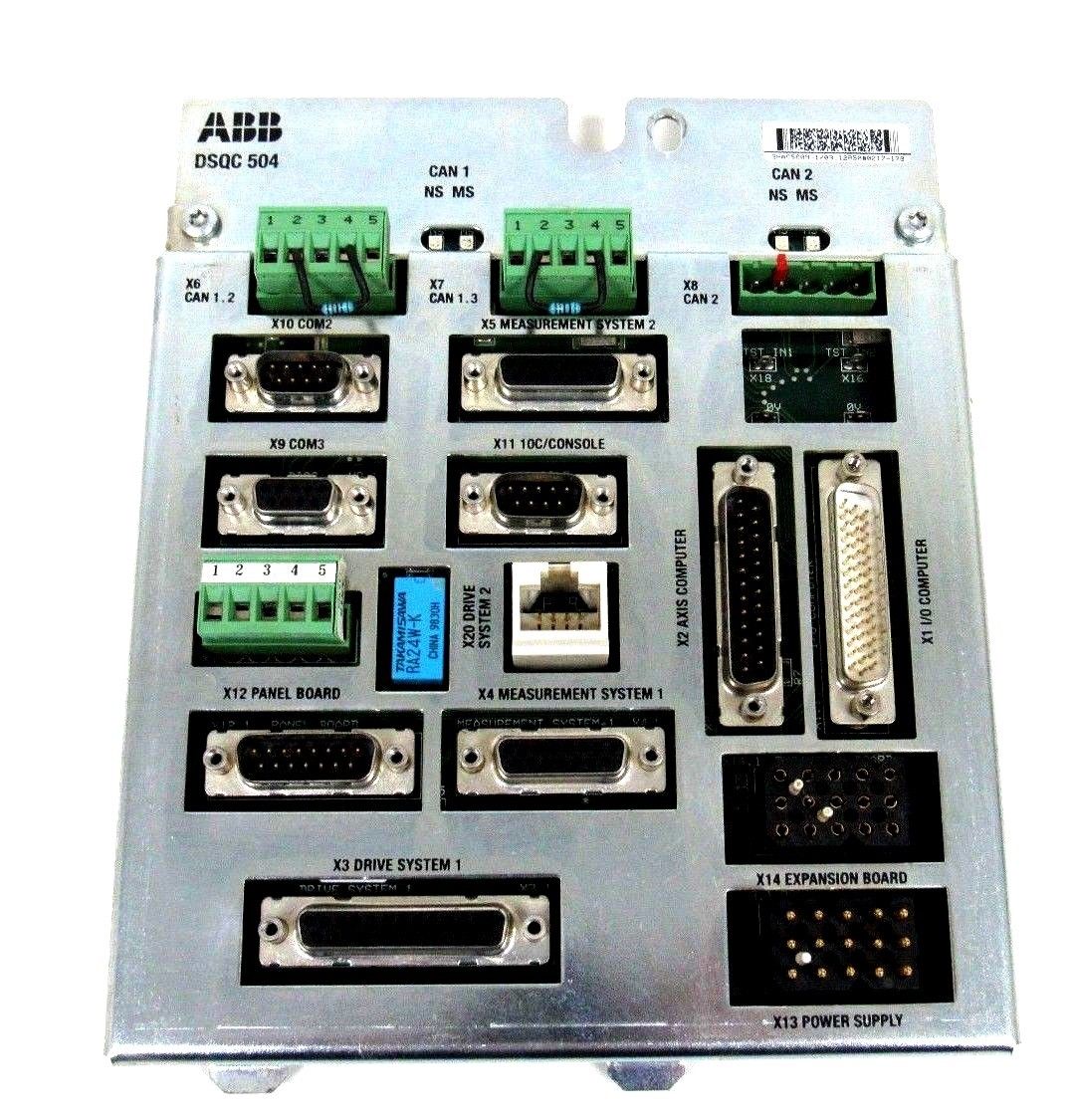 3 ABB Dsqc504 Base Connection Unit Part# 3hac5689-1 for sale online 