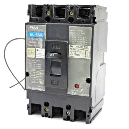 USED FUJI ELECTRIC BU-ESB3060 CIRCUIT BREAKER BUESB3060