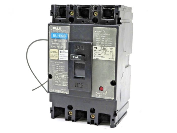 USED FUJI ELECTRIC BU-ESB3060 CIRCUIT BREAKER BUESB3060