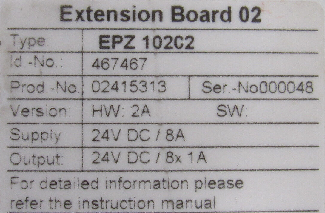 USED LENZE EPL-10200 PLC DRIVE EPZ-10202 EPL10200 - SB Industrial