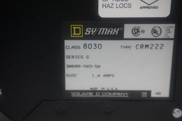 USED SQUARE D 8030-CRM-222 INTERFACE MODULE SER.G 8030CRM222 - Image 4