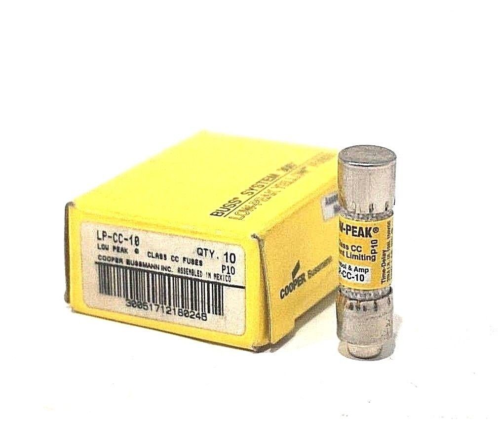 10 NEW BUSSMANN LPCC10 FUSES LPCC10 SB Industrial Supply, Inc.