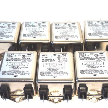 7 NEW CORCOM 3EX1 POWER LINE FILTER F7327