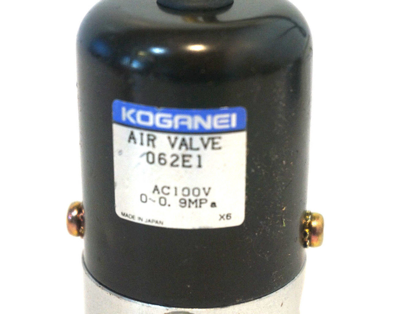 KOGANEI 062E1 AIR VALVE SB Industrial Supply, Inc.