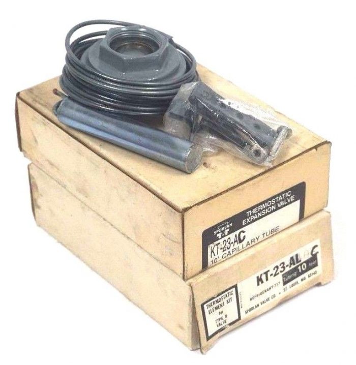 LOT OF 2 NEW SPORLAN KT-23-AC 10' CAPILLARY TUBE KT23AC