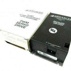 NEW ADVANCED MOTION CONTROLS B25A20ACP SERVO AMPLIFIER