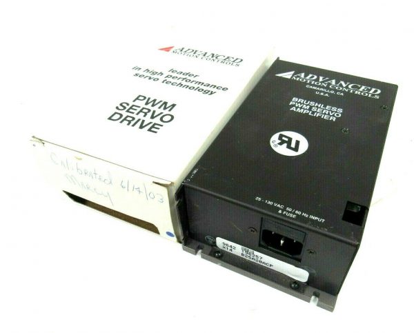 NEW ADVANCED MOTION CONTROLS B25A20ACP SERVO AMPLIFIER