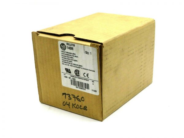 NEW ALLEN BRADLEY 140M-I8P-C50S CIRCUIT BREAKER 50AMP SER A 140MI8PC50S