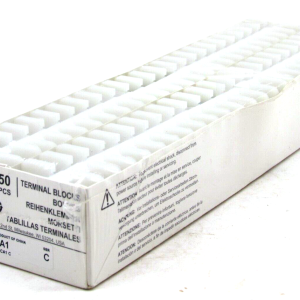 NEW BOX OF 50 ALLEN BRADLEY 1492-CA1 TERMINAL BLOCKS SER C 1492CA1