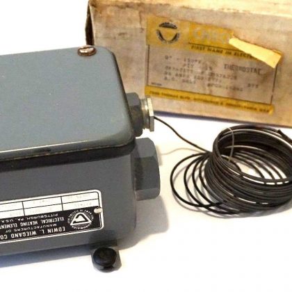 NEW EDWIN L WIEGAND CO. RIT-15 THERMOSTAT 120-277V, 22 AMP, RIT15