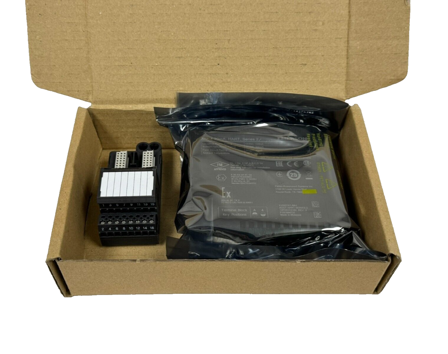NEW EMERSON KJ3221X1-BA1 ANALOG HART MODULE 12P2531X162-233C 12P2531X162 - Image 3