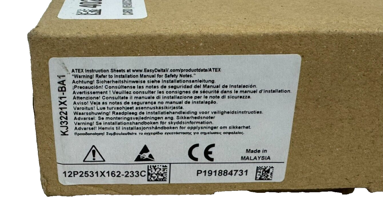 NEW EMERSON KJ3221X1-BA1 ANALOG HART MODULE 12P2531X162-233C 12P2531X162 - Image 5