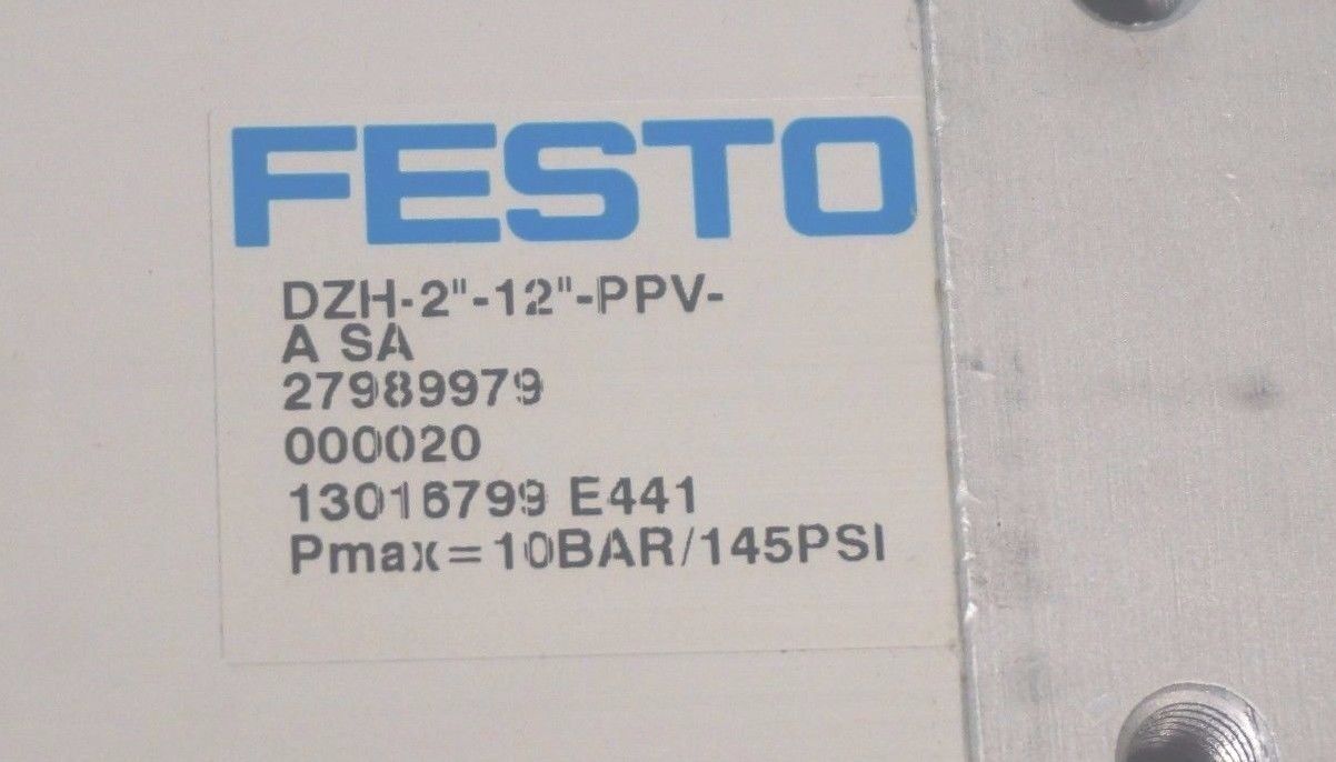 NEW FESTO DZH-2-12-PPV-A DOUBLE ACTING CYLINDER 27989979 - Image 3