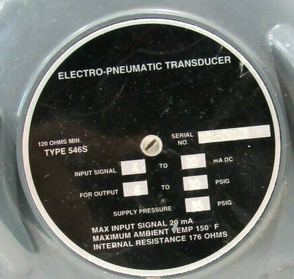 NEW FISHER EMERSON 546S ELECTRO-PNEUMATIC TRANSDUCER - Image 5