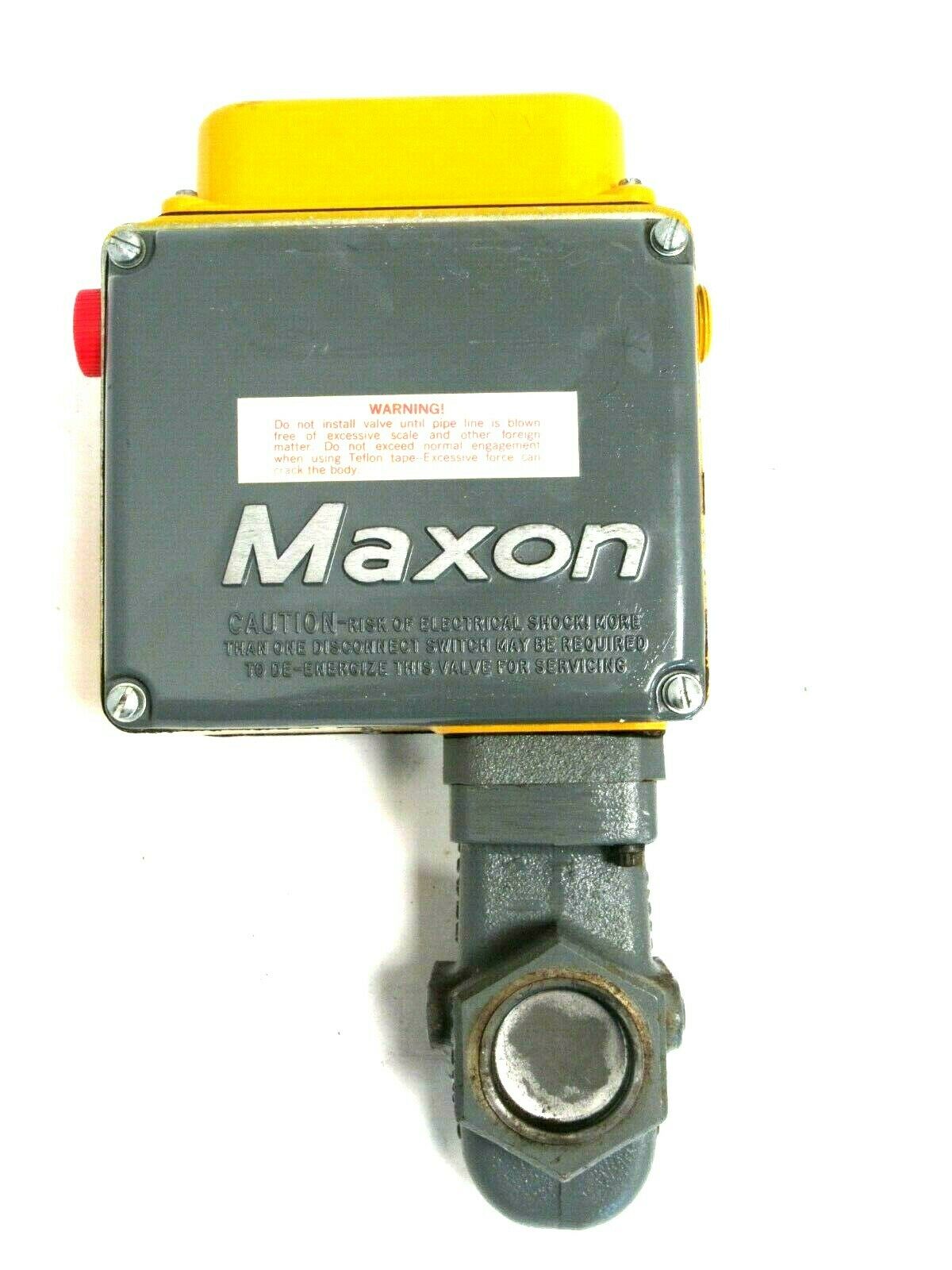 NEW MAXON 808-1 NATURAL GAS SHUTOFF VALVE 8081 1-1/2