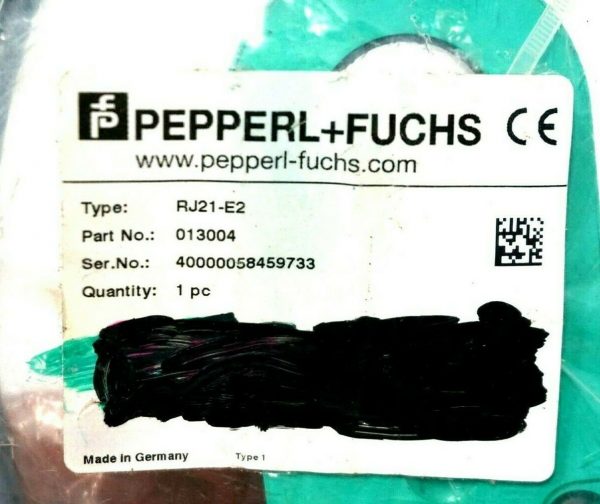 NEW PEPPERL & FUCHS RJ21-E2 INDUCTIVE SENSOR 013004 RJ21E2 - Image 3
