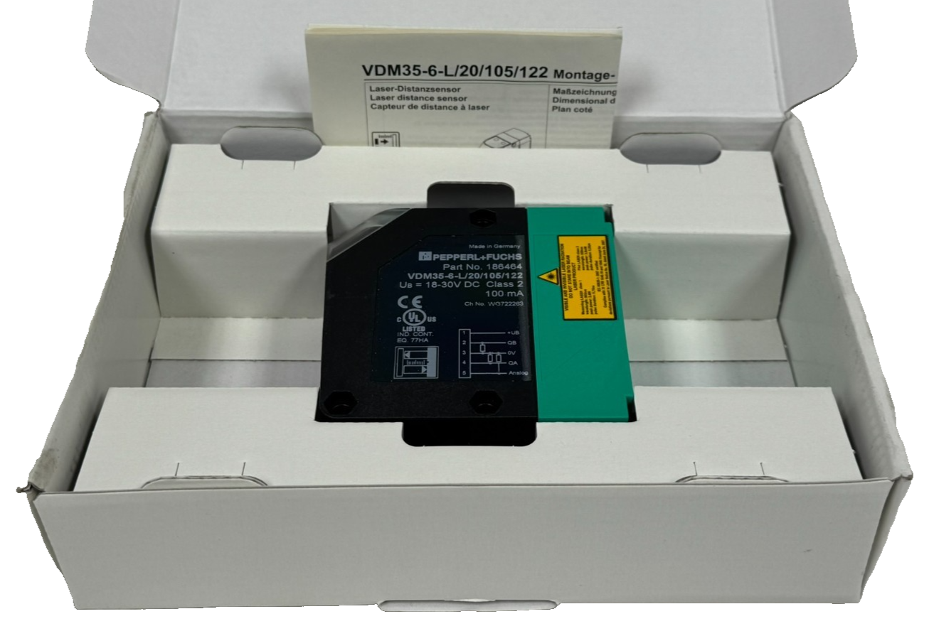 NEW PEPPERL+FUCHS VDM35-6-L/20/105/122 DISTANCE SENSOR 186464 - Image 3