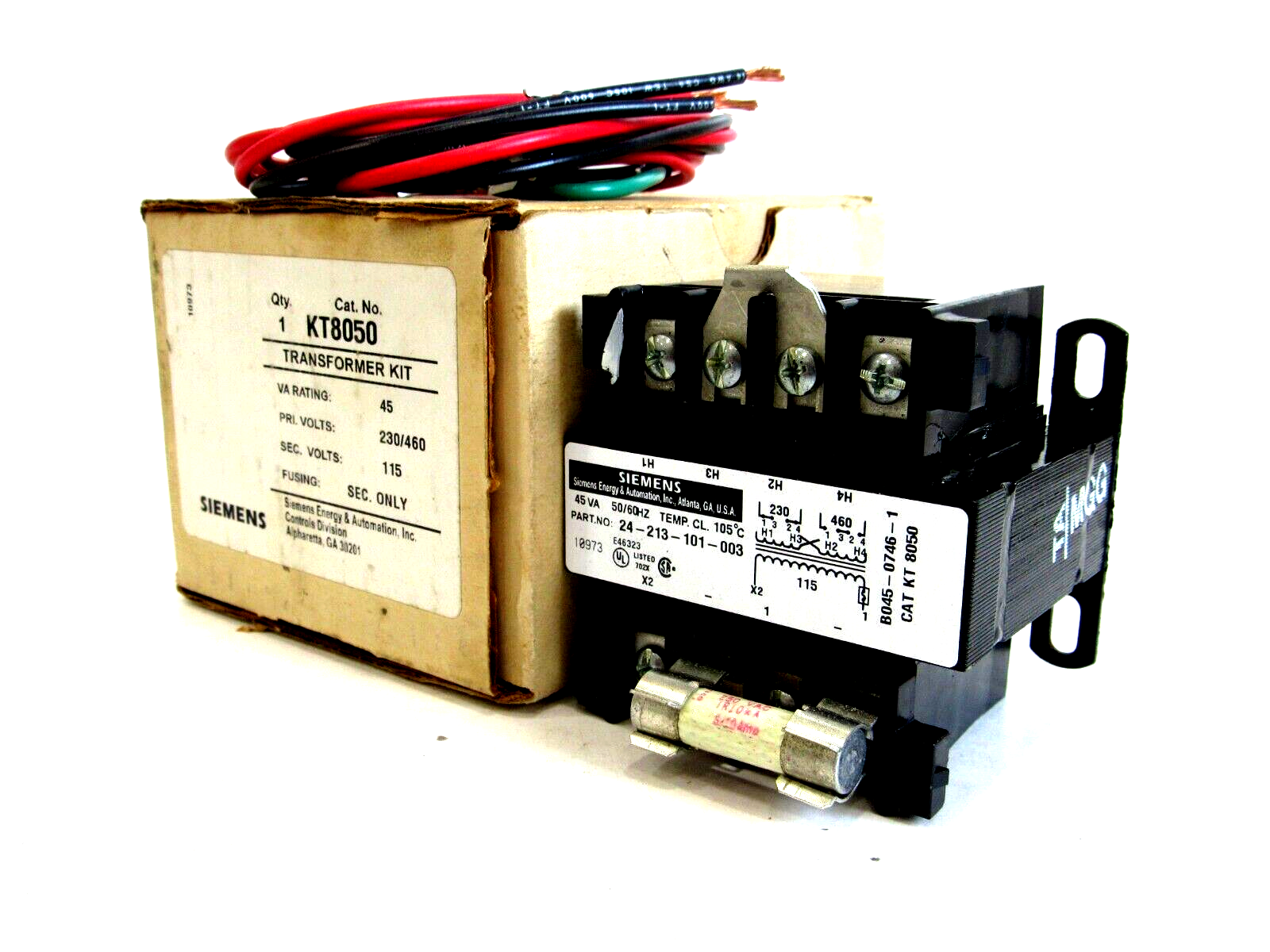 NEW SIEMENS 24-213-101-003 KT8050 TRANSFORMER KIT 45VA 50/60HZ 24213101003