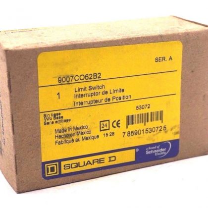 NEW SQUARE D 9007-CO62B2 LIMIT SWITCH SER.A 9007CO62B2
