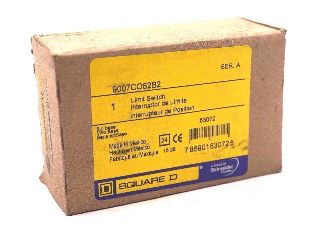 NEW SQUARE D 9007-CO62B2 LIMIT SWITCH SER.A 9007CO62B2