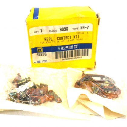 NEW SQUARE D 9998-RA-7 CONTACT KIT 9998RA7
