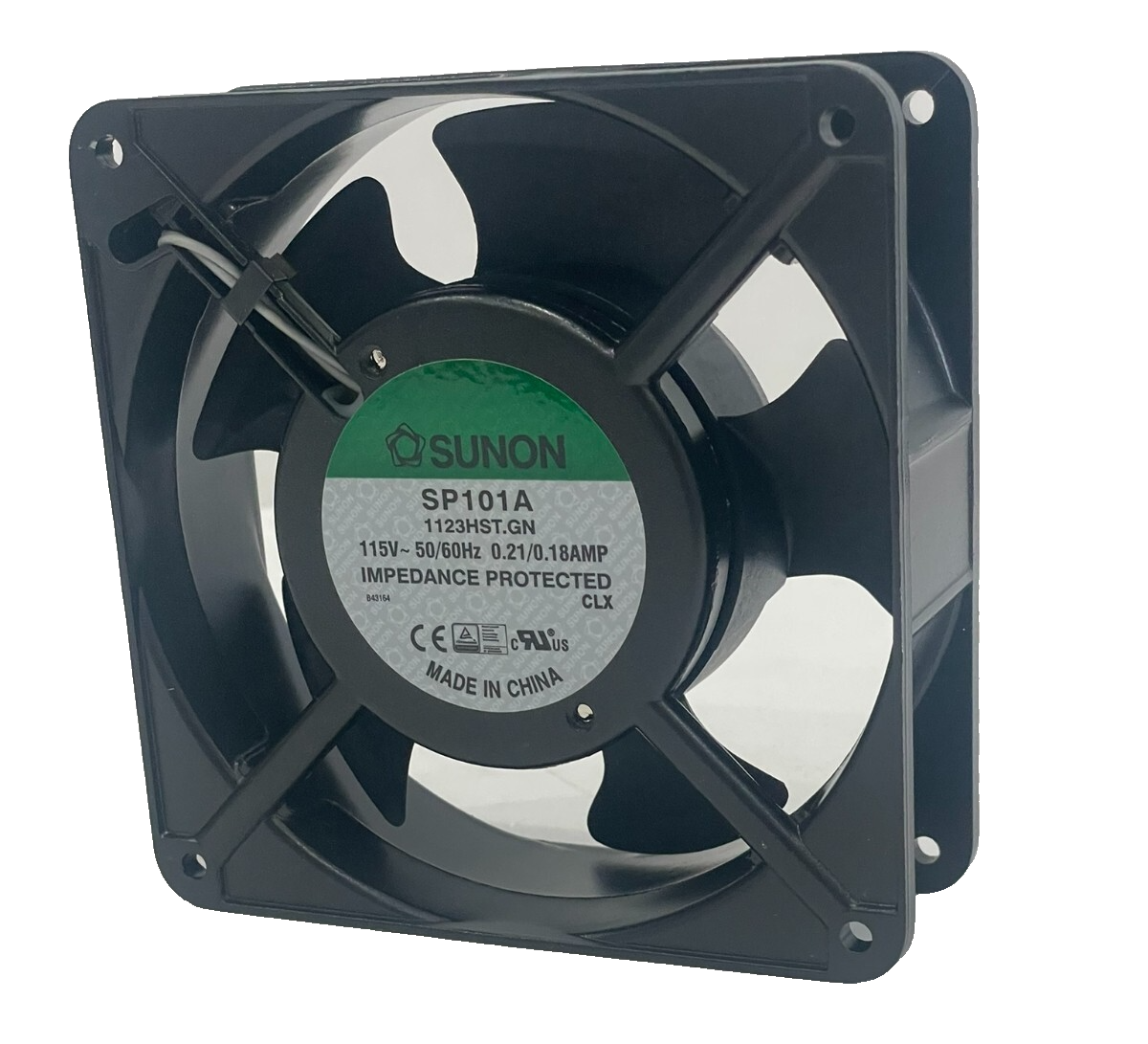 NEW SUNON SP101A 1123HST.GN FAN 115V 50/60HZ 0.21/0.18AMP