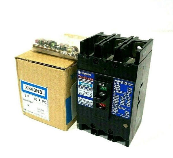 NEW TERASAKI XS60NS-3P-60A-FC CIRCUIT BREAKER XS60NS3P60AFC