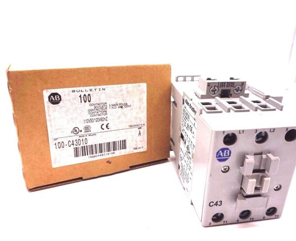 NEW ALLEN BRADLEY 100-C43D10 CONTACTOR SER.A 100C43D10