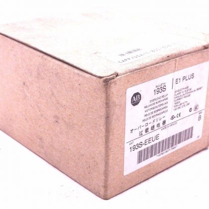 NEW ALLEN BRADLEY 193S-EEUE OVERLOAD RELAY 193SEEUE