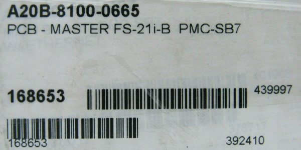 NEW FANUC A20B-8100-0665 CONTROL BOARD FS-21I-B PMC-SB7 A20B81000665 - Image 4