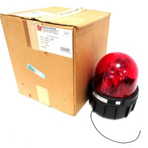 NEW FEDERAL SIGNAL 371L-120R ROTATING LIGHT RED 120VAC SER.B 371L120R