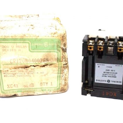 NEW GENERAL ELECTRIC CR120A04002AA RELAY SER.A