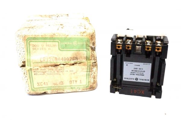 NEW GENERAL ELECTRIC CR120A04002AA RELAY SER.A