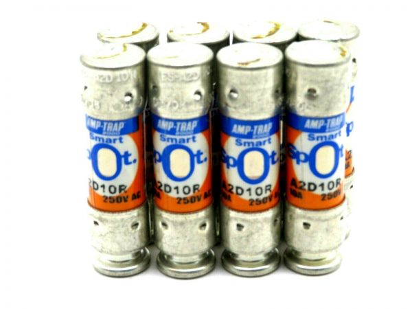 NEW LOT OF 8 FERRAZ SHAWMUT A2D10R FUSE 10A 250V - Image 3