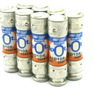 NEW LOT OF 8 FERRAZ SHAWMUT A2D10R FUSE 10A 250V