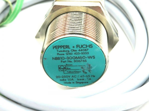 NEW PEPPERL & FUCHS NBB10-30GM60-WS PROXIMITY SWITCH 30676S NBB1030GM60WS - Image 3