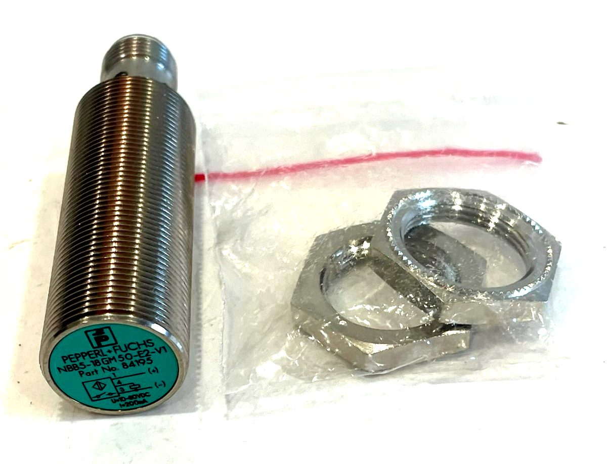 NEW PEPPERL+FUCHS NBB5-18GM50-E2-V1 INDUCTIVE SENSOR 84195 NBB518GM50E2V1 - Image 3