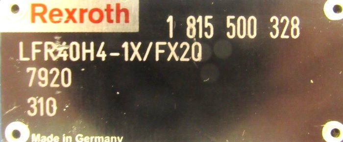 NEW REXROTH LFR40H4-1X/FX20 CONTROL VALVE LFR40H41XFX20 1-815-500-328 - Image 5